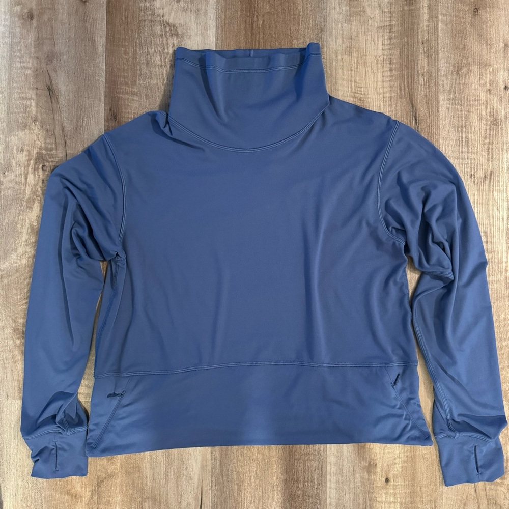 Lululemon Ready to Rulu Pullover Pitch Blue size 8